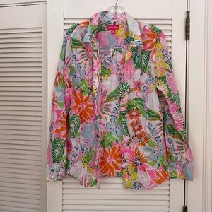 Lilly Pulitzer for Target cotton shirt size large